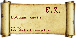 Bottyán Kevin névjegykártya